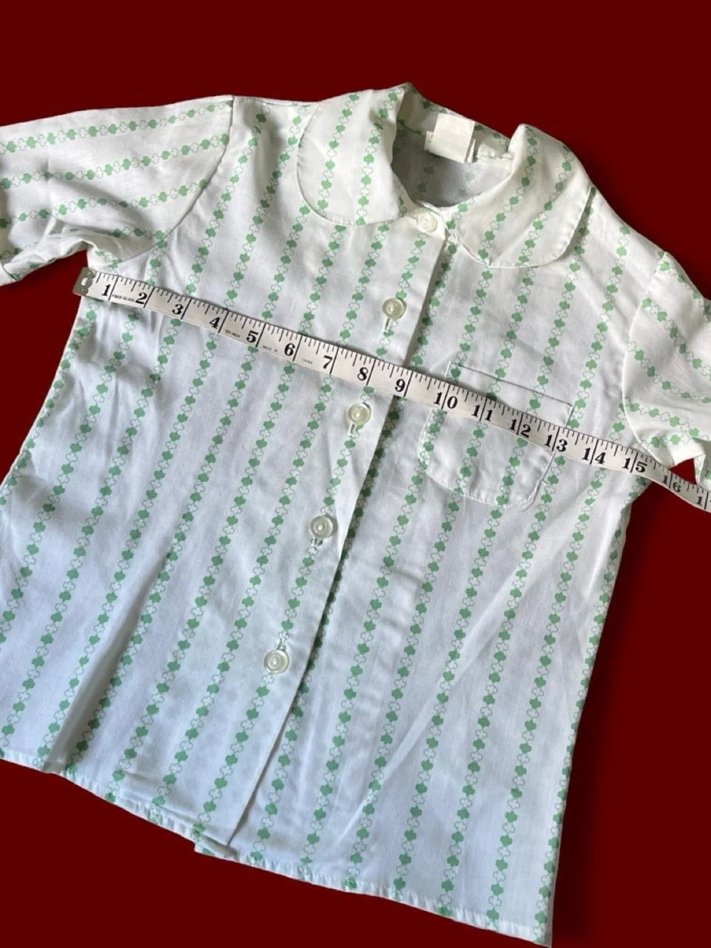VINTAGE • 60s Girl Scouts Mini Dress & Short Sleeve Peter Pan Collar Blouse Set